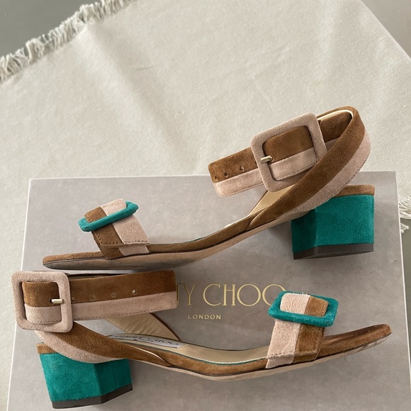 Jimmy Choo Dacha Block Heel Sandal - Picture 5 of 7
